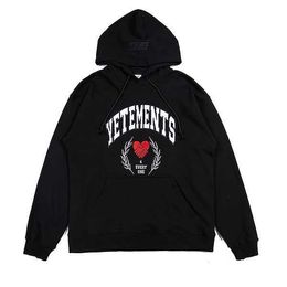 Nieuwe hoge kwaliteit Heren Hoodies Sweatshirts Heren Hoge kwaliteit Vtm Vetements Heren Dames Top Oversized Letter Pullover Gym designer shirt essentialhoodie 6 XVYF