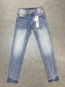 Nieuwe Hoge kwaliteit Paarse Jeans voor Mannen Designer Jeans Mode Verontruste Ripped Denim cargo Voor Mannen High Street Fashion blauwe Jeans dames Heren rock revival Jeans2PUA