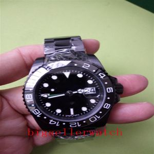 Nieuwe hoge kwaliteit heren sporthorloge GMT serie 116710 zwarte wijzerplaat keramische bezel saffierglas automatische mechanische heren watch223B