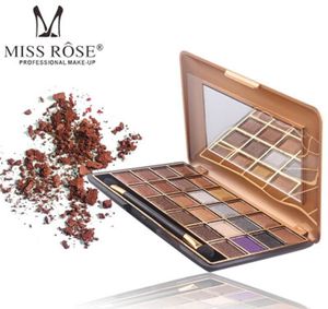 Nouvelle haute qualité Miss Rose 24 couleurs miroitant mat fard à paupières Palette professionnel ombre à paupières maquillage Palette naturel yeux cosmétiques