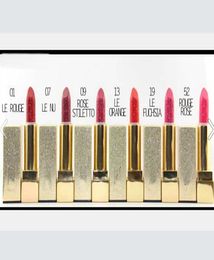Nouveau maquillage professionnel de haute qualité Tube en aluminium à lèvres à lèvres mate six couleurs différentes12pcslot9266094
