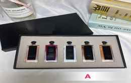 NOUVELLE Version Q de haute qualité Black Five Piece Set Set a Nero Perfume for Woman Lasting Fresh Male Brand Perfume 2681009