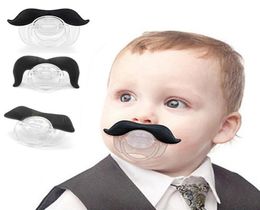 Nouveau haute qualité silicone drôle moustache lèvres infantile bébé garçon fille infantile sucette orthodontique factice barbe Nipples6259681