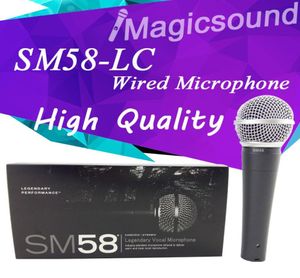 Nouveau SM58LC de haute qualité SM 58 58LC Microphone cardioïde à cardioïde câblé Microphone Vocal légendaire microfone Mike Mic5431038