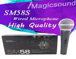 Новый высококачественный проводной динамический кардиоидный микрофон SM58S SM 58 58S 58SK SM58SK вокальный микрофон Mike Mic с переключателем ONOFF7857843