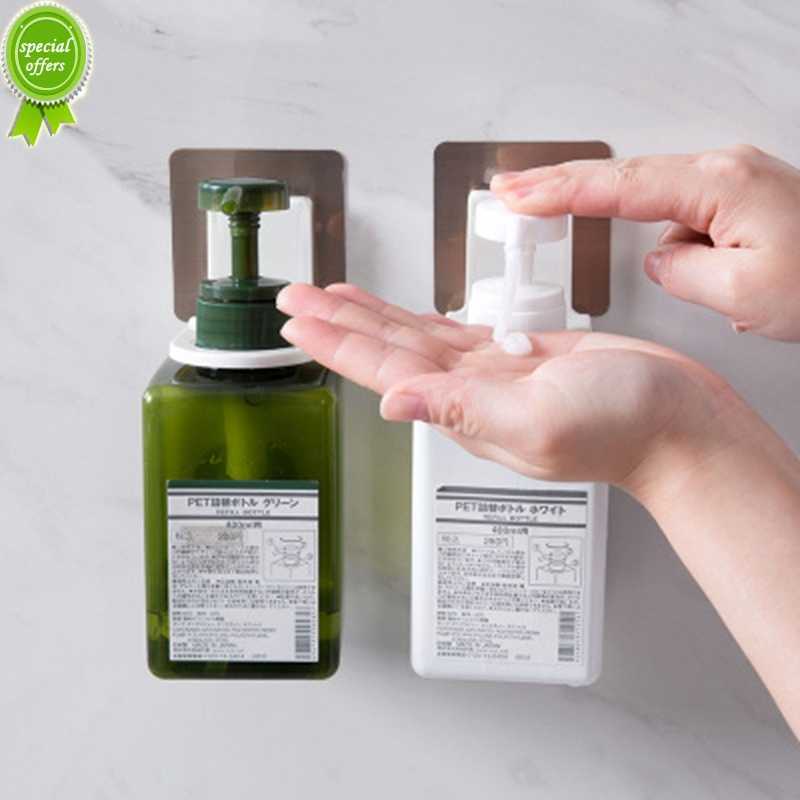 Nouveau porte-bouteille de savon de haute qualité organisateur ventouse support Gel douche shampooing support mural cintre liquide salle de bain étagère