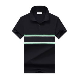 NIEUW Hoge kwaliteit lente luxe Italië heren T-shirts Designer shirts High Street borduurwerk klein paard krokodil afdrukken kleding heren merk poloshirt streetwear