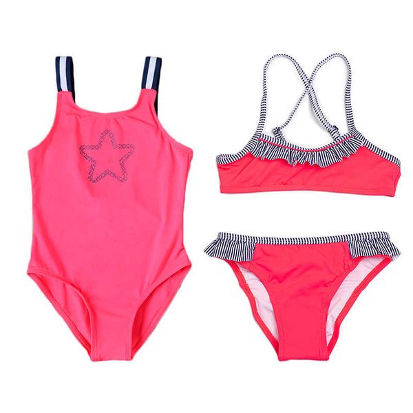 Nouveaux maillots de bain à rayures pour enfants Star Girl de haute qualité ST139 P230602