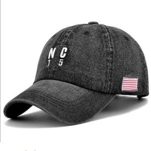 Nieuwe hoogwaardige straatkappen mode katoen honkbal hoedbrief heren dames ontwerper hoed sport cap 2 kleur casquette verstelbaar voor hoeden