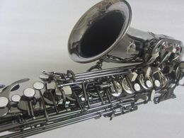 Nieuwe hoogwaardige suzuki zwarte nikkel alto saxofoon professionele muziekinstrumenten saxofoon toon e sax met mondstuk gratis