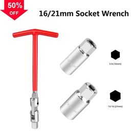 Nieuwe Hoge Kwaliteit T-Handvat Kruiskoppeling Bougiedopsleutel Remover Installer Draaien Auto Reparatie Tool T-handvat Wrench