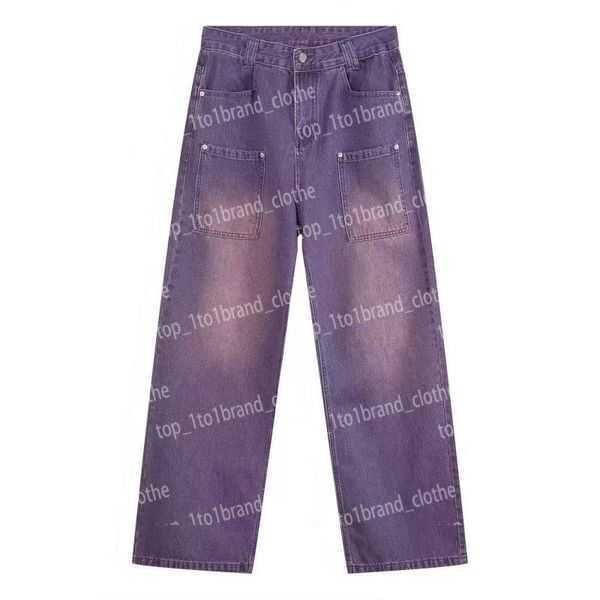 New High Quality Top Jeans Ksubi Designer Purple Jean Mens Rise Elastic Clothing Tight Skinny Fashion 4 CKAV