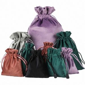 Nieuwe hoogwaardige Veet Hair Bag Drawring Bag Cadeau/Parfum/Pruiken/Make -up/Sieraden/Wedding/Party FAVORS PACTAGING TAGS OPSLAG R23B#