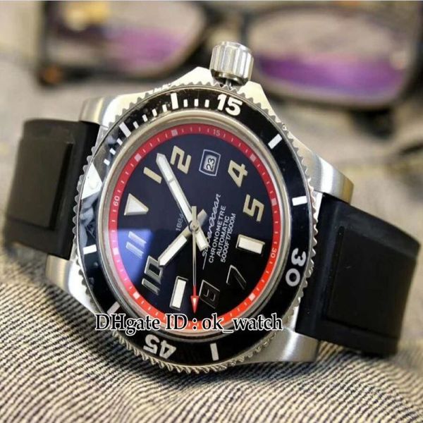 Nouvelle montre de haute qualité Superocean Black Red Dial