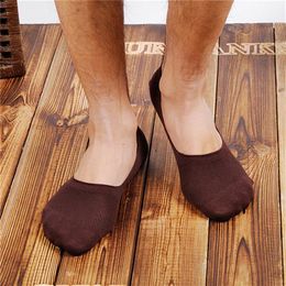 Nouveaux chaussettes invisibles pour hommes d'été de haute qualité Net Mocassins Bateau Chaussettes antidérapantes 10 paires Lot Shiping289g