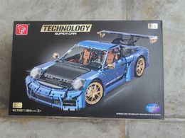 Nuevo modelo electrochapado de coche deportivo de alta tecnología T5037A T5037B 5588 Uds con Motor, bloques de construcción, regalos de Navidad, juguetes T5037