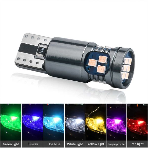 Nouveau Highbright 2016-18SMD CANBUS Voiture Led Lampes T10 194 168 Socket Ampoules De Voiture Liseuse Lumière De Dégagement W5W Lumière De Plaque D'immatriculation