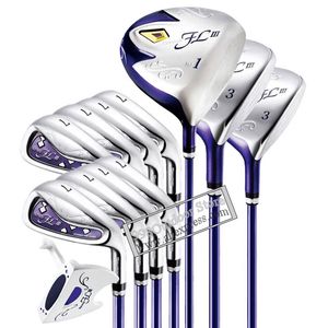 Femmes droitiers clubs de golf Maruman Fl III Ensembles complets pour pilote de golf Bois fers à putter l arbre de graphite flexible pas de sac