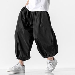 Nieuwe hiphop baggy brede kruis harlan broek mannen vrouwen plus size brede beenbroeken nieuwe casual losse cross-broek plus size xxxxxl