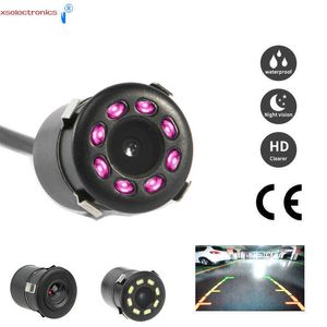 New Hippcron Reverse Camera Rearview Car Infrared Night Vision 8LED Car Reversing Auto Parking Monitor CCD Waterproof HD Video