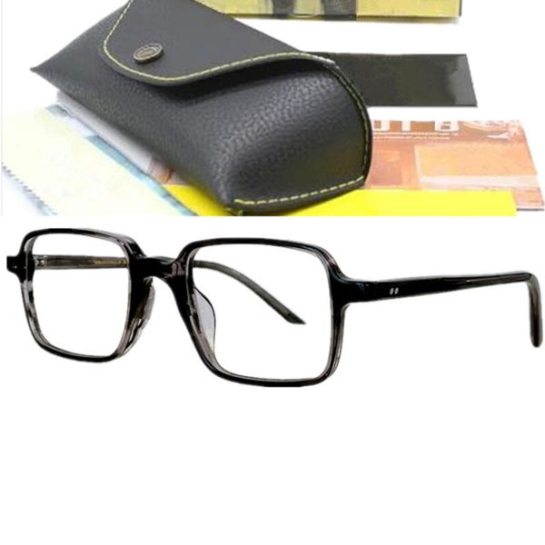 Nuevo marco de gafas hipster unisex unisex-shinding plank delgado rectangular fullrim para gafas recetadas 50-21-145 Caso de diseño de fullset gafas de gafas de gafas