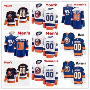 Nouveaux maillots de hockey Islanders 30 Ilya Sorokin 40 Semyon Varlamov 32 Ross Johnston 25 Sebastian Aho 6 Ryan Pulock 27 Anders Lee 2 Robin Salo 1