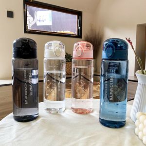 Nouvelle maison Baby Water Bottle Creative Locked Plastic Plastic Water Feak Sports Bustner Busthing Business Water Child Tea Tobusling Cycling