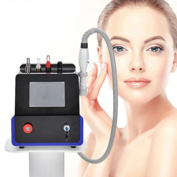 Nuevo instrumento de belleza para el hogar Piel profesional Picosegundo láser Q Switch Nd Yag Máquina de eliminación de tatuajes con láser 755nm 1064nm 532nm 1320nm