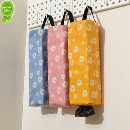 Little Daisy Waste Bag Holder Organisatie Sets Wasbare wand gemonteerde vouwzak Geschikt voor keuken badkamer woonkamer kantoor camping (3 kleuren)