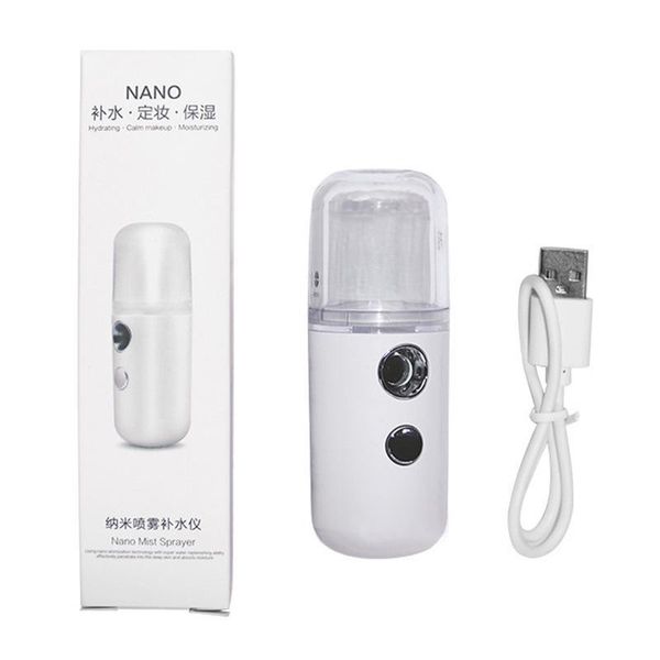 Nuevo spray hidratante portátil usb para el hogar Mini Nano Handy Mist Spray, Mini instrumento de belleza recargable por USB