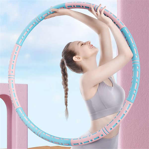 Nuevo Hogar Entrenamiento Deportes Hoop Circle Slimming Massage Hoop Fitness Exccise Gimnástico Yoga Hoop Accesorios Equipo de culturismo