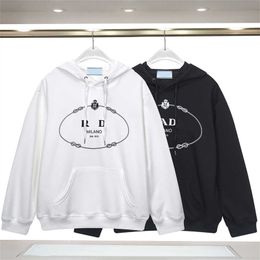 Nieuw sweatshirt met capuchon Designer heren- en damesmode casual losse Street Wear Lovers Street Sports Zwart en wit tot M-XXXL