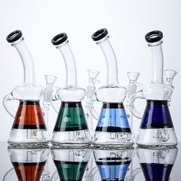 Boon Bong Glass Water Pipes - Kleine mini -waterpijp met 14 mm vrouwelijke gewrichtskom inline PERC DAB Rigs Recycle Klein Design voor olievalling accessoires