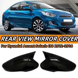 Nieuwe Hoorn Side Wing Mirror Cover Voor Hyundai Accent Solaris I30 2012-2016 met richtingaanwijzer Achteruitkijkspiegel Cover trim Auto Accessoires