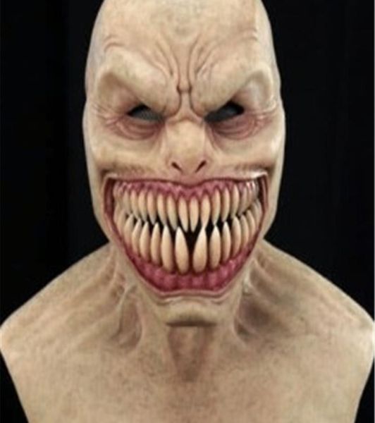 Nouveau masque de harceleur d'horreur Cosplay Creepy Monster Big Mouth Teeth Chompers Masks Halloween Party Scary Costume accessoires Q08066624938