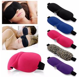 Nieuwe Hot 3D Oogmasker Schaduwdekking Rust Slaap EyePatch Blindfold Shield Travel Sleeping Help Eyeshade