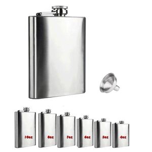 Mini licor de acero inoxidable Hip Flask Flagon Alta calidad Portable Wine Whisky Pot Bottle Drinkware para bebedor Muchas capacidades Logotipo de personalización OEM