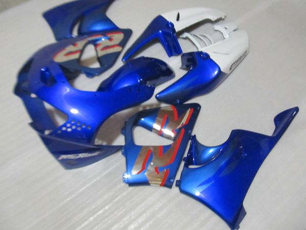 Nuevo kit de carenado de piezas de cuerpo caliente para Honda CBR919RR 98 99 juego de carenados azul blanco CBR 900RR 1998 1999 OT25