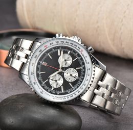 Nieuwe hete klassieke luxe horloges Mode goed uitziende zakelijke Zwitserland Jaarlijkse highend heren kalender herenhuiden horloge