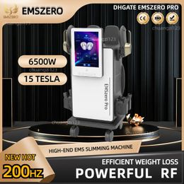 NOUVEAU CHAUD EMSZERO PRO MINCEUR 6500W 15 TESLA EMSlim NEO 4/5 POIGNÉES SANTÉ EMSCULPTING HIEMT 200HZ SUPER EMS RF ÉNERGIE MINCEUR MACHINE CE/EMC/ROHS