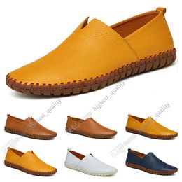 Nueva moda caliente 38-50 Eur nuevos zapatos de hombre de cuero para hombre Cubrezapatos de colores de caramelo Zapatos casuales británicos envío gratis Alpargatas Trece