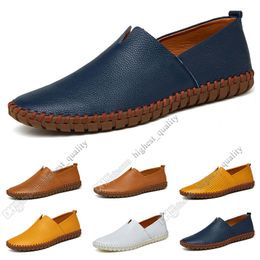 Nieuwe hot fashion 38-50 EUR nieuwe mannen lederen heren schoenen snoepkleuren overschoenen Britse casual schoenen gratis verzending Espadrilles tien