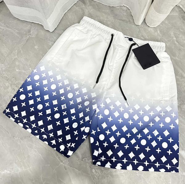 Nuevos hombres calientes de Inglaterra Pantalones cortos para hombre Diseñadores de verano Moda deportiva informal Pantalones de playa de secado rápido para hombres Blanco y negro Tamaño asiático M-3XL