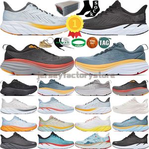 Nieuwe Hot ONE Hardloopschoenen r Heren Dames Bondi Clifton 8 Carbon x2 Sportschoen Schokabsorberend Road Highway Climbing Heren Dames Ademend Outdoor Runner Sneakers