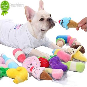 New HOT Puppy Dog Plush Squeaky Toys for Small Medium Dogs Bone Aggressive Chewers for Pet Cat Products Puppy Accessories
