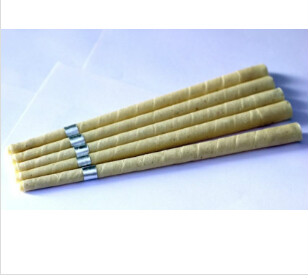 new hot pure beewax ear candle, unbleached organic muslin fabric,with protective disc+CE quality approval,1
