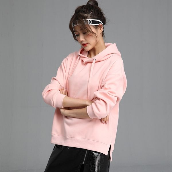 New Hot Sale Mesdames Hoodies pour femmes Polaire Femme Hiver Solide Couleur Casual Sweat 201109