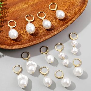 Nuevos pendientes de mujeres de venta caliente Pendientes de perlas baratas 10 estilos de accesorios de boda para mujeres joyas