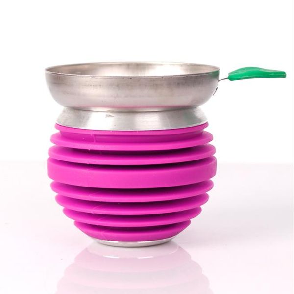 Nouveau pot de cigarette de type circulaire Apple, accessoires de pot d'eau, bol de cigarette individuel créatif, vente en gros