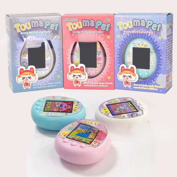 Nouveau Tamagochi Electronic Pets Toy Virtual Pet Retro Cyber Funny Tumbler Ver Toys for Children Handheld Game Hine